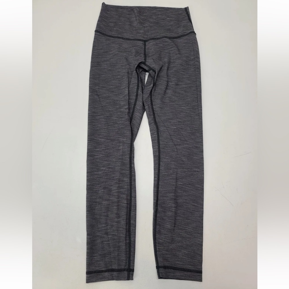 Lululemon Wunder Under Hi Rise 7/8 Tight Full On Luxtreme 25" Heathered Black 6